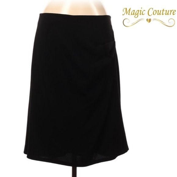 Talbots Black Flare Skirt