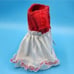 Vintage Mattel Barbie Sister Skipper Silk N Fancy dress #1902 Red Velvet 1963