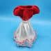 Vintage Mattel Barbie Sister Skipper Silk N Fancy dress #1902 Red Velvet 1963