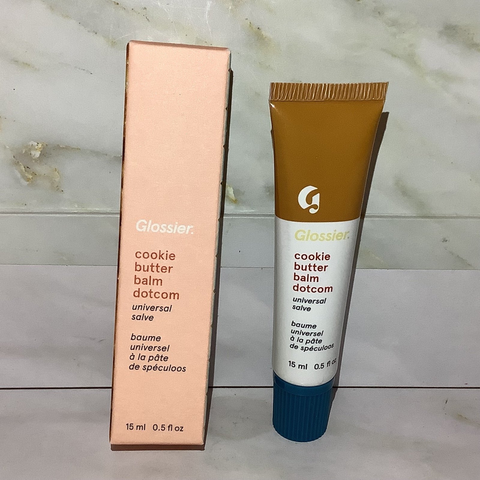Glossier Cookie Butter Balm Dotcom NIB OG Formula New Packaging