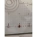 Pyrex Glass Cutting Board Non Skid Feet Food Prep Measuring Standard &Centimeter