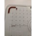 Pyrex Glass Cutting Board Non Skid Feet Food Prep Measuring Standard &Centimeter
