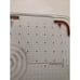 Pyrex Glass Cutting Board Non Skid Feet Food Prep Measuring Standard &Centimeter