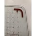 Pyrex Glass Cutting Board Non Skid Feet Food Prep Measuring Standard &Centimeter