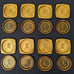 Metal Coasters Hyde Park by L.E. Mason, Letter L\