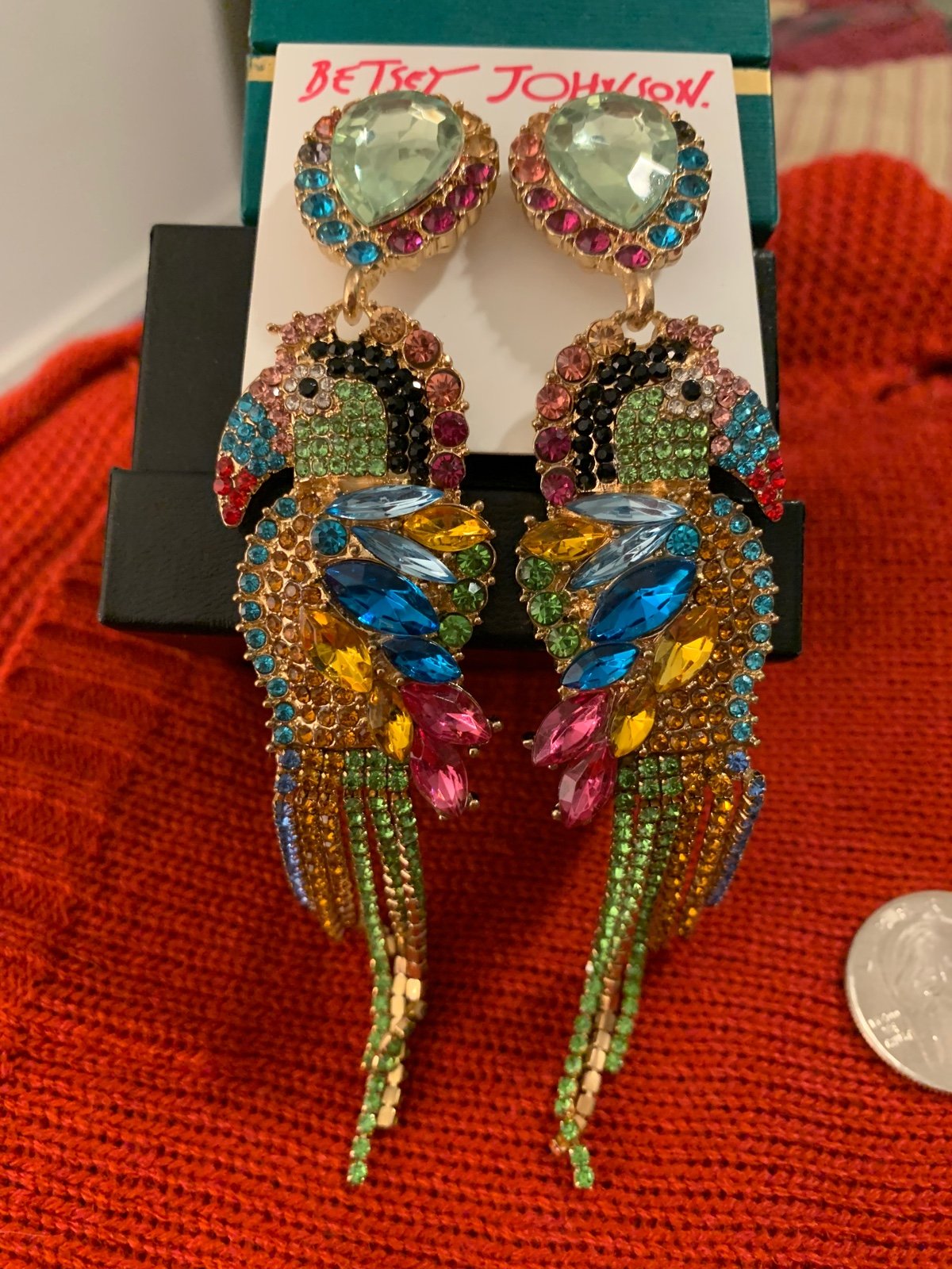 Betsey Johnson Bird Earrings Mercari