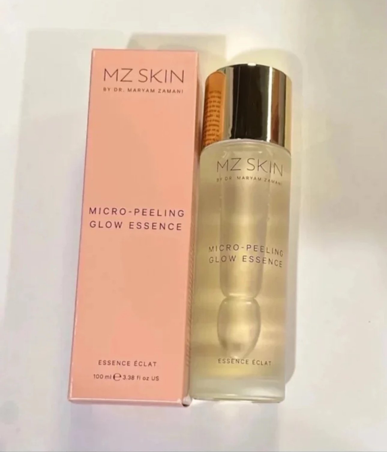 MZ Skin Micro-Peeling Glow Essence 3.38 oz 100 ml MSRP 140.00 BNIB