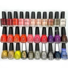 Lot of 31 China Glaze & Color Club Nail Polishes Bundle