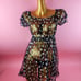 Mesh dress with Thong