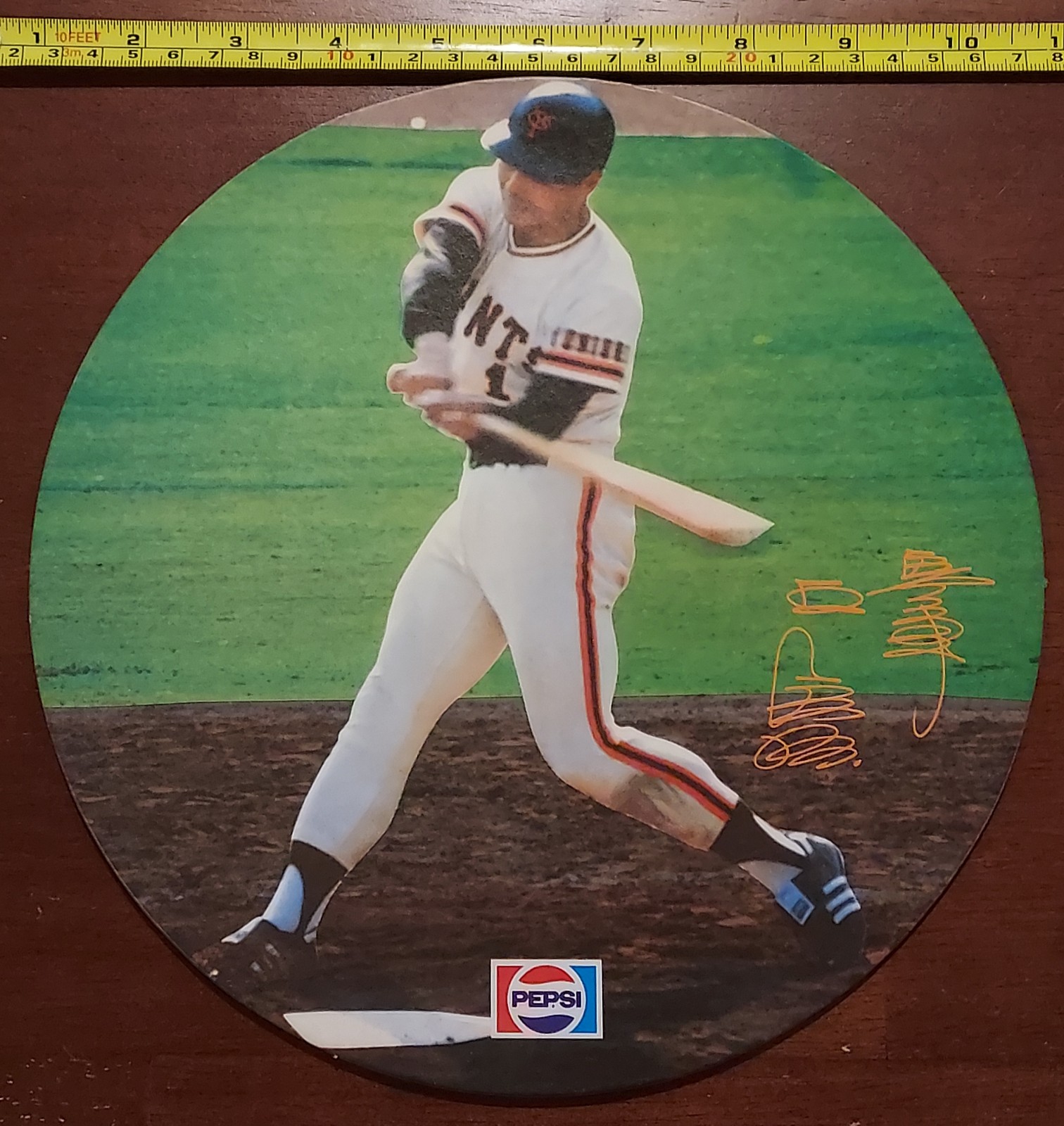 Sadaharu Oh: Home Run King's Rare Vintage 1977 Large Pepsi Promo Menko Card