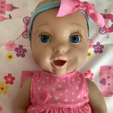 Luvabella Newborn Baby Doll (Interactive) 14”
