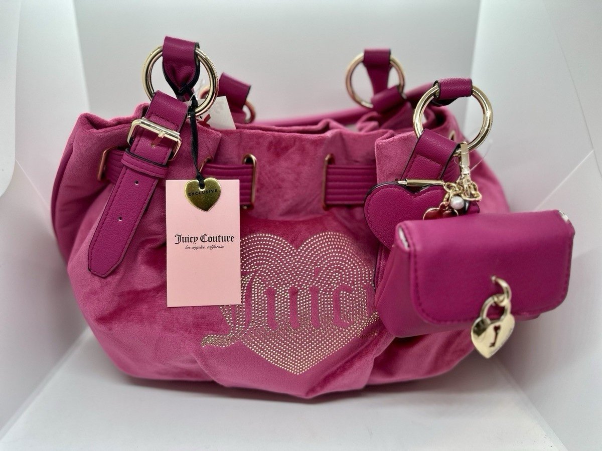 Juicy Couture Queen Couture Tote Raspberry Tart NWT!