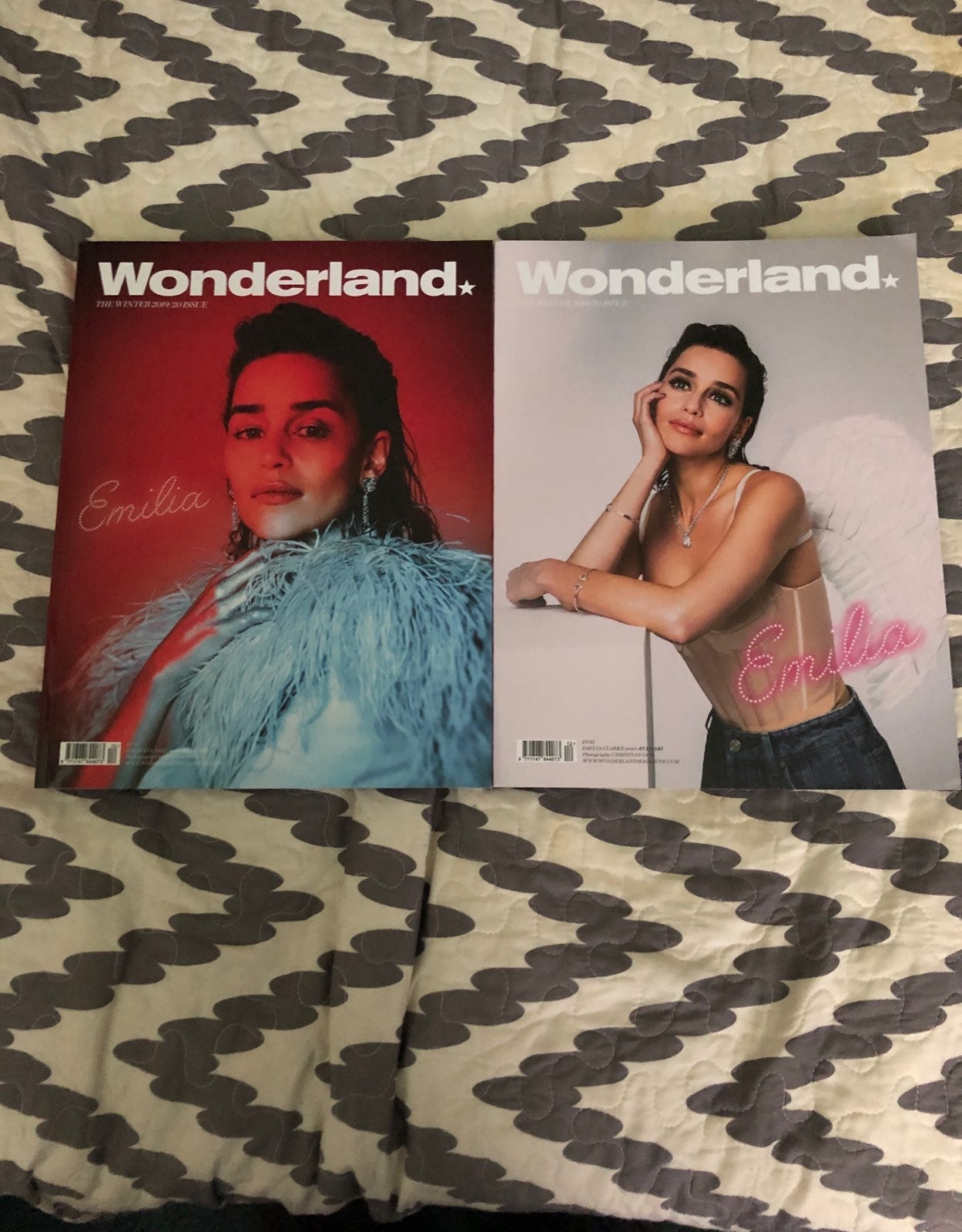 Emilia Clark Wonderland Magazine cover