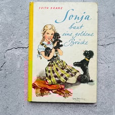Sonja Laut Eine Goldene Brucke Hardcover Book by Edith Kranz in German 1952