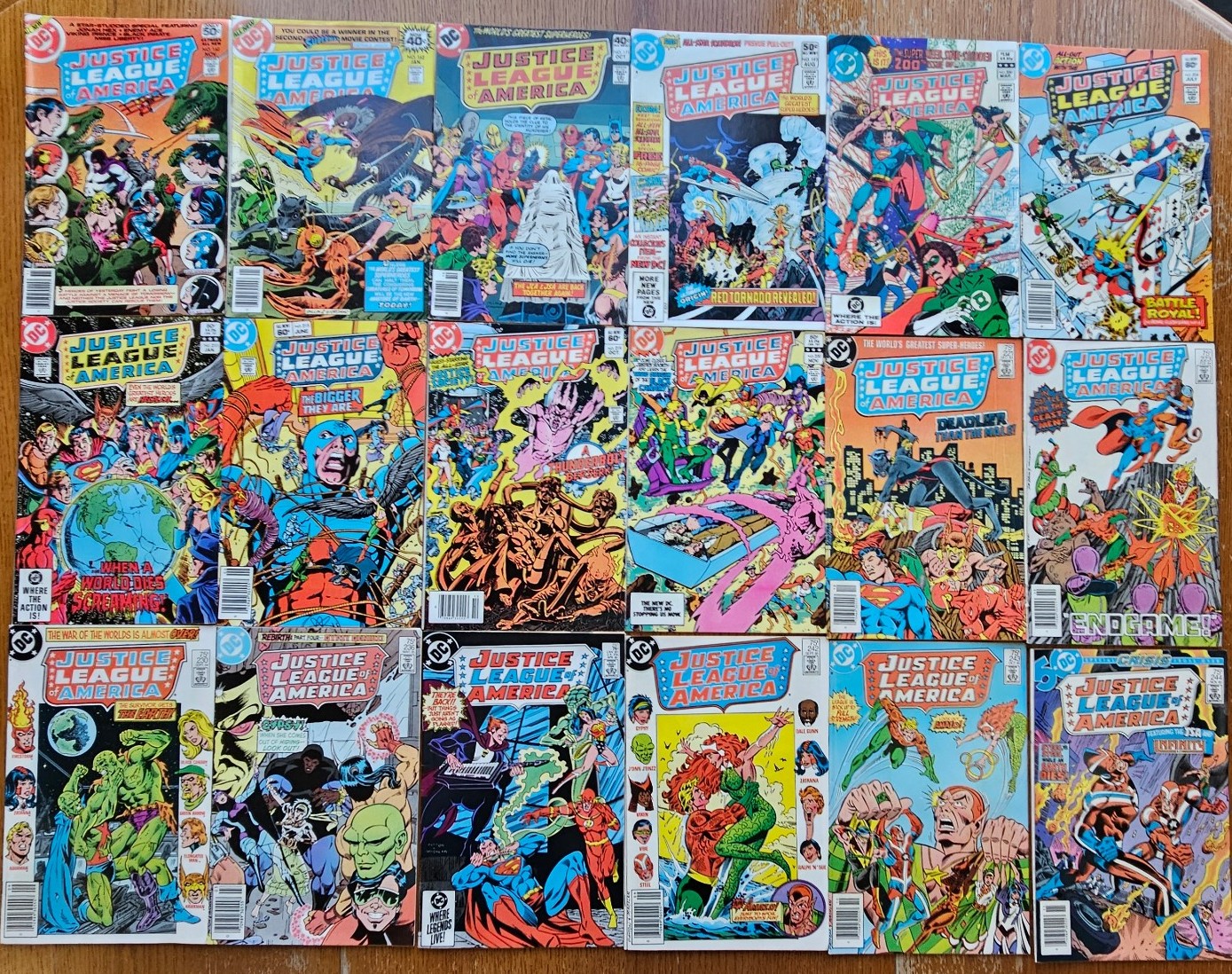 Huge Vtg Lot Of 25 JUSTICE LEAGUE OF AMERICA #160 162 171 193 200 204 210 VG-VF