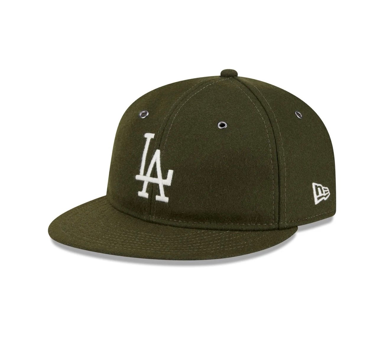 LOS ANGELES DODGERS NEW OLIVE WOOL ADJUSTABLE