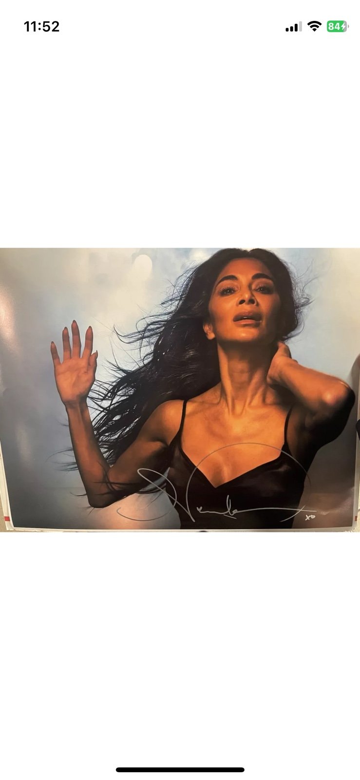 Nicole Scherzinger poster signed sunset boulevard Broadway musical no playbill