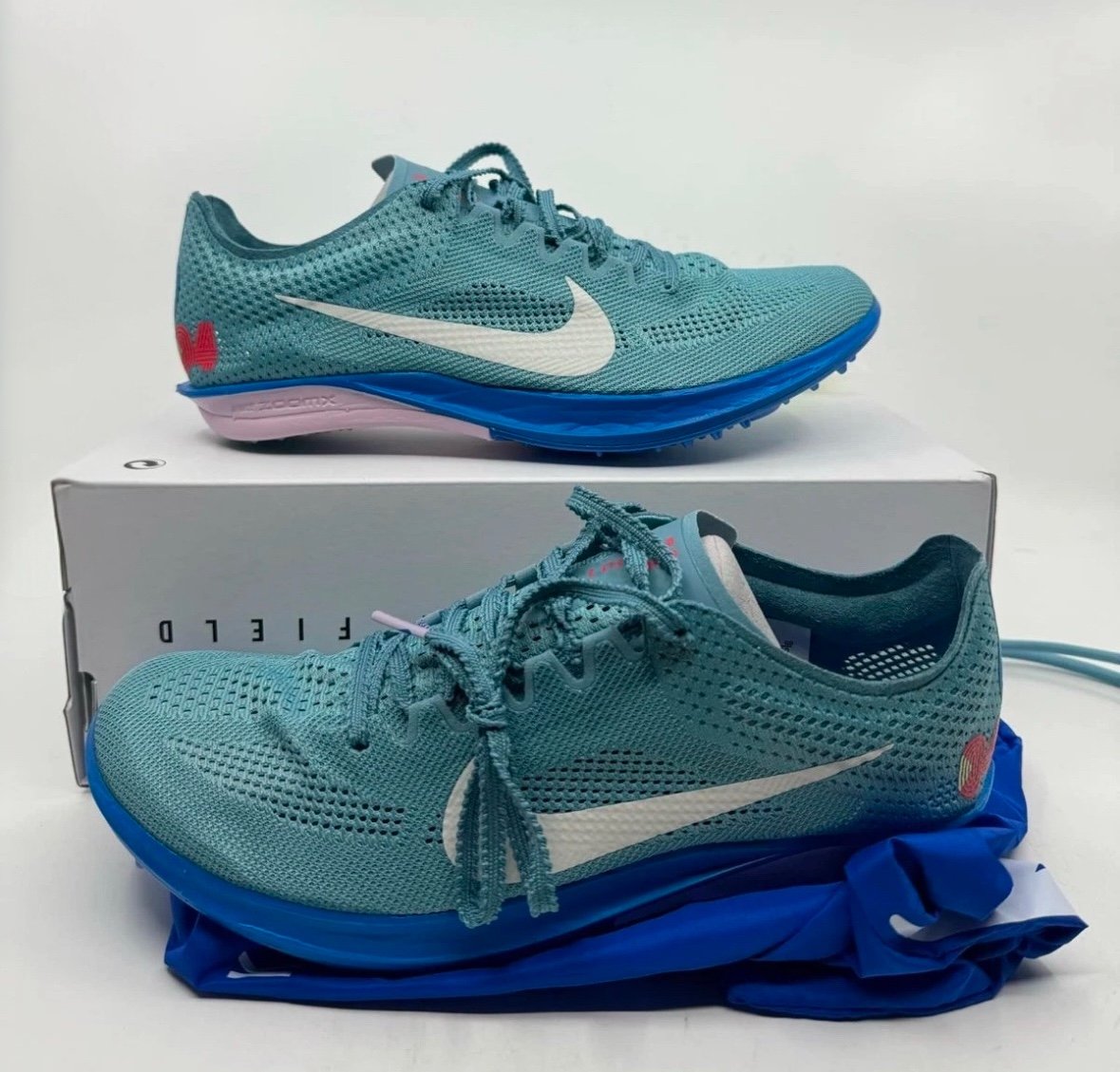 ★NIKE★ZoomX ドラゴンフライ 2CM Denim Turquoise HQ1855-400 Nike ZoomX Dragonfly 2 CM | Trackandfieldclothes