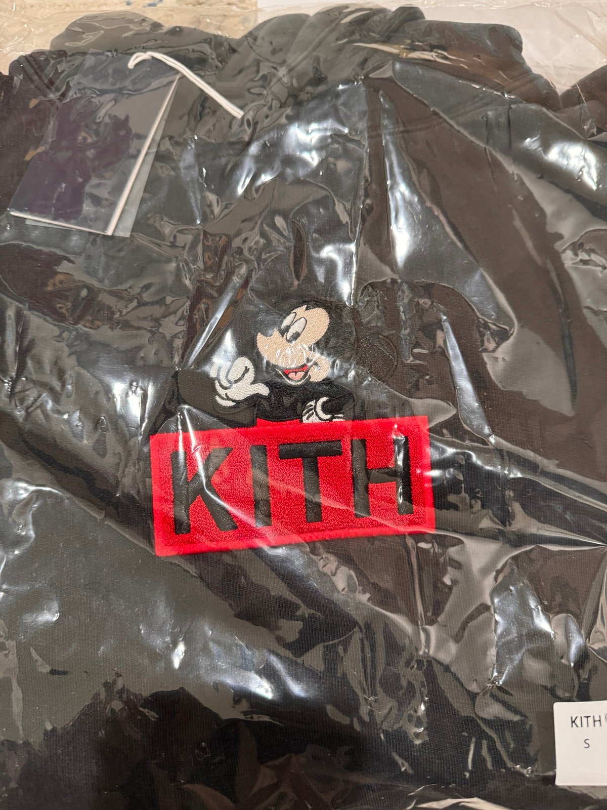 Kith x Disney Mickey Mouse Collab Hoodie, NWT, Size Small