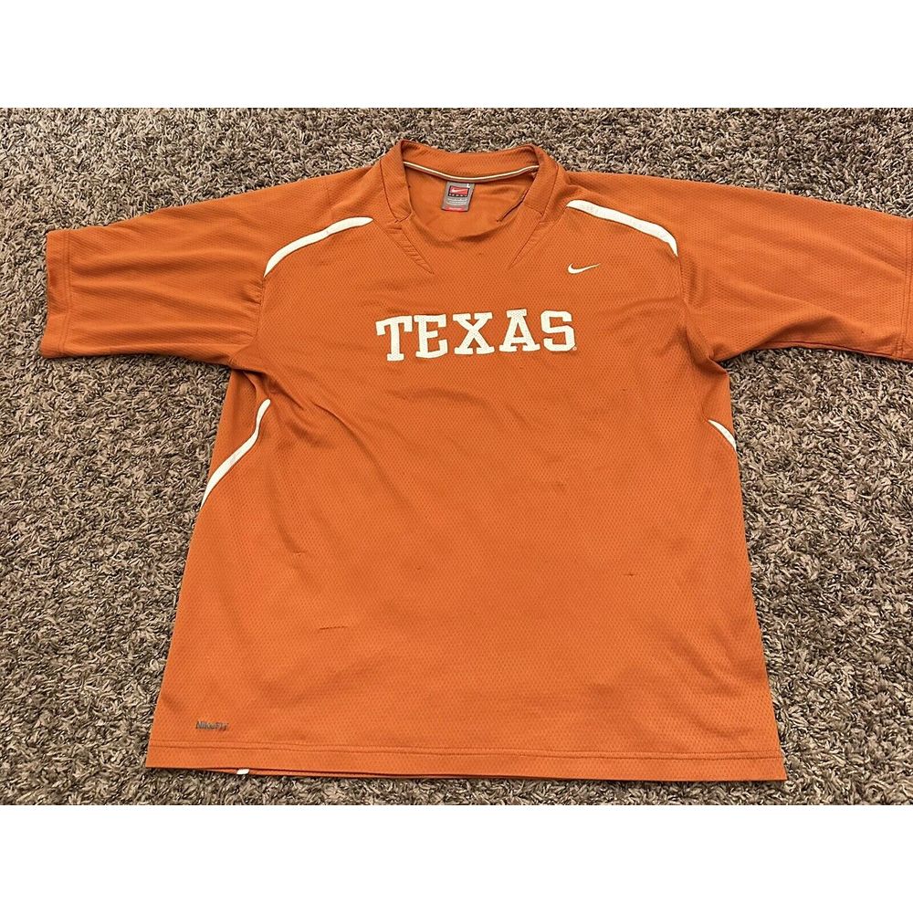Vintage Y2K Nike Team University Of Texas Longhorns Shirt Mens Size Large