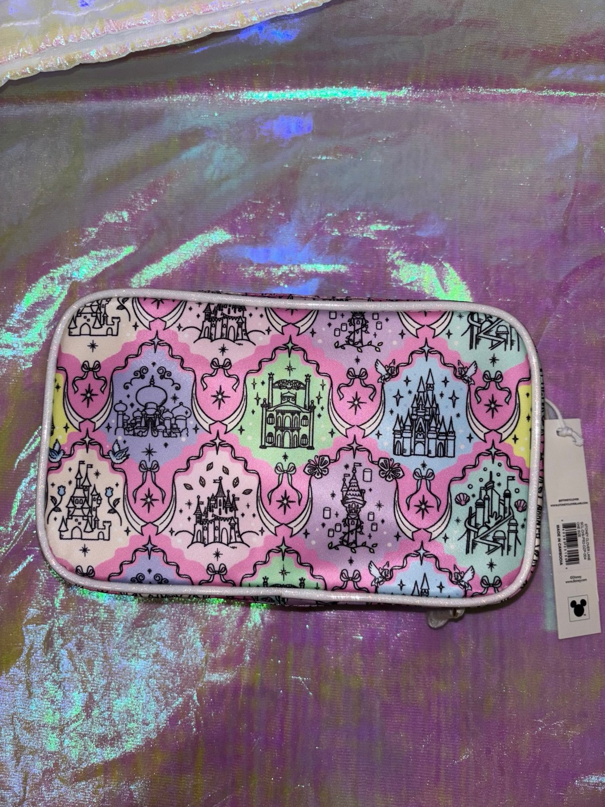 NWT Stoney clover lane Castle Awaits double zip pouch.
