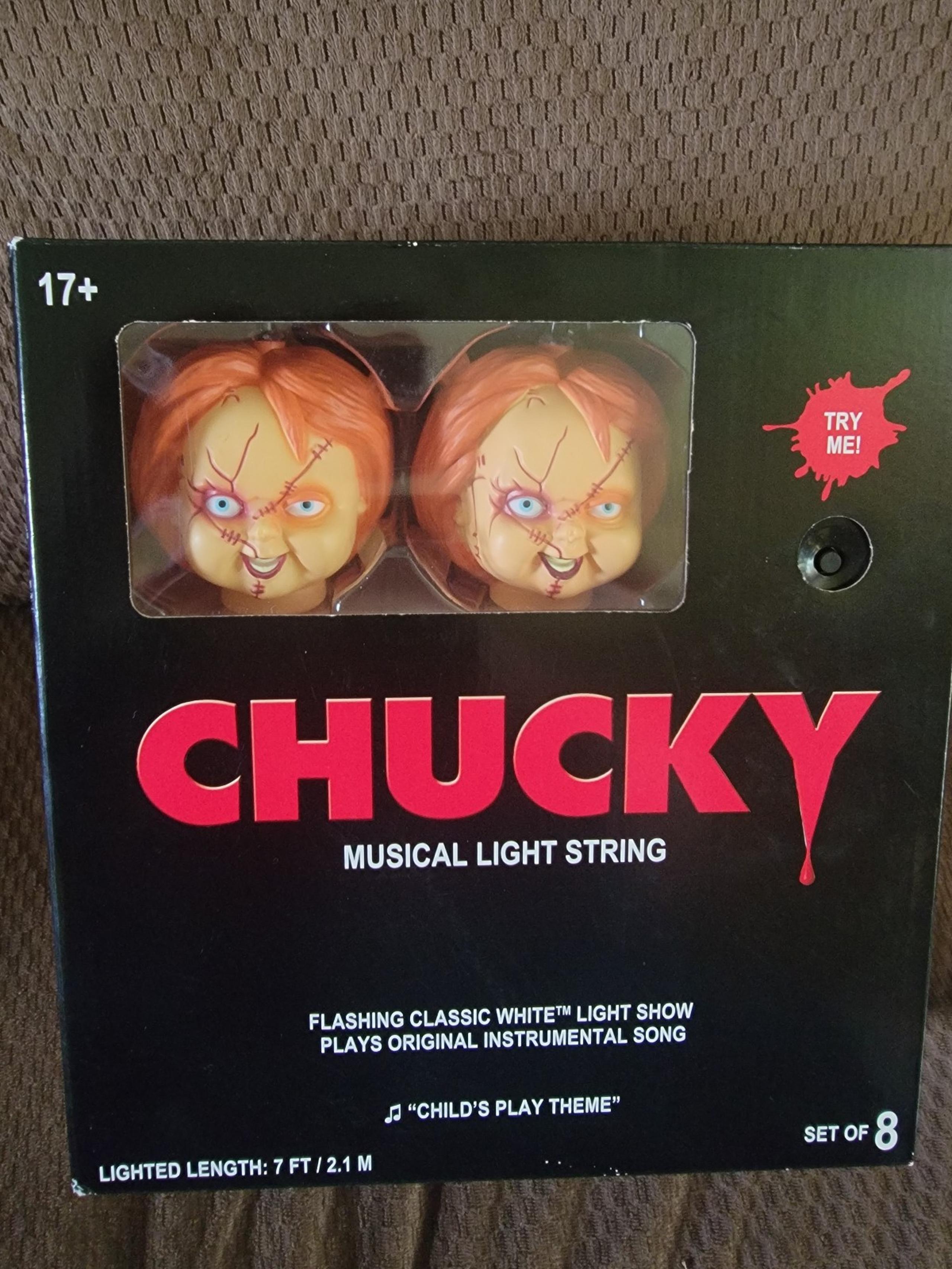 New Chucky Musical Lights String Halloween