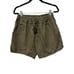 GREI New York NYC Large Baggy Camp Short Olive Green Paper Bag Pull On MSRP 175