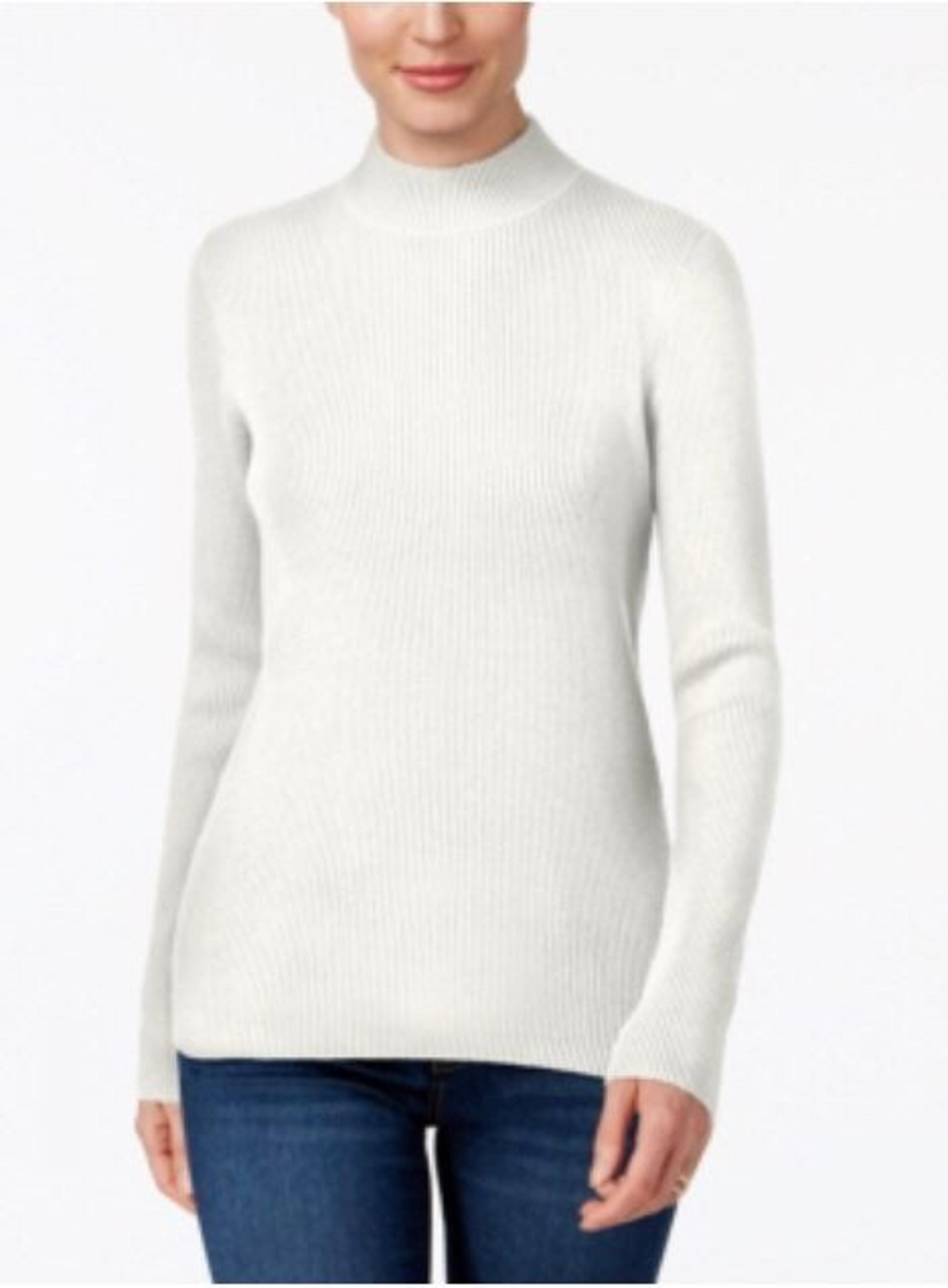 NWT Karen Scott Mockneck Sweater SZ M