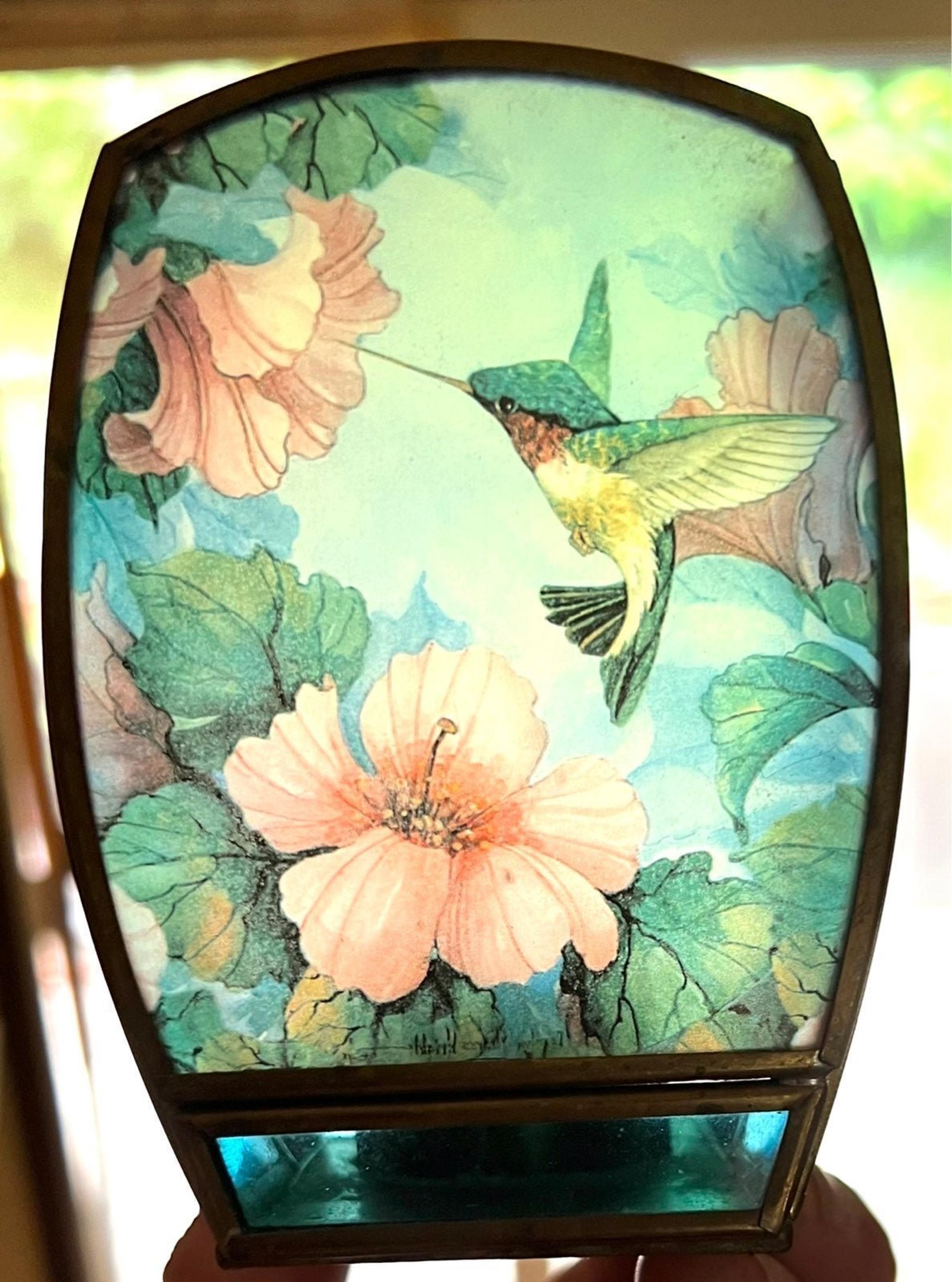 Enesco Hummingbird Votive