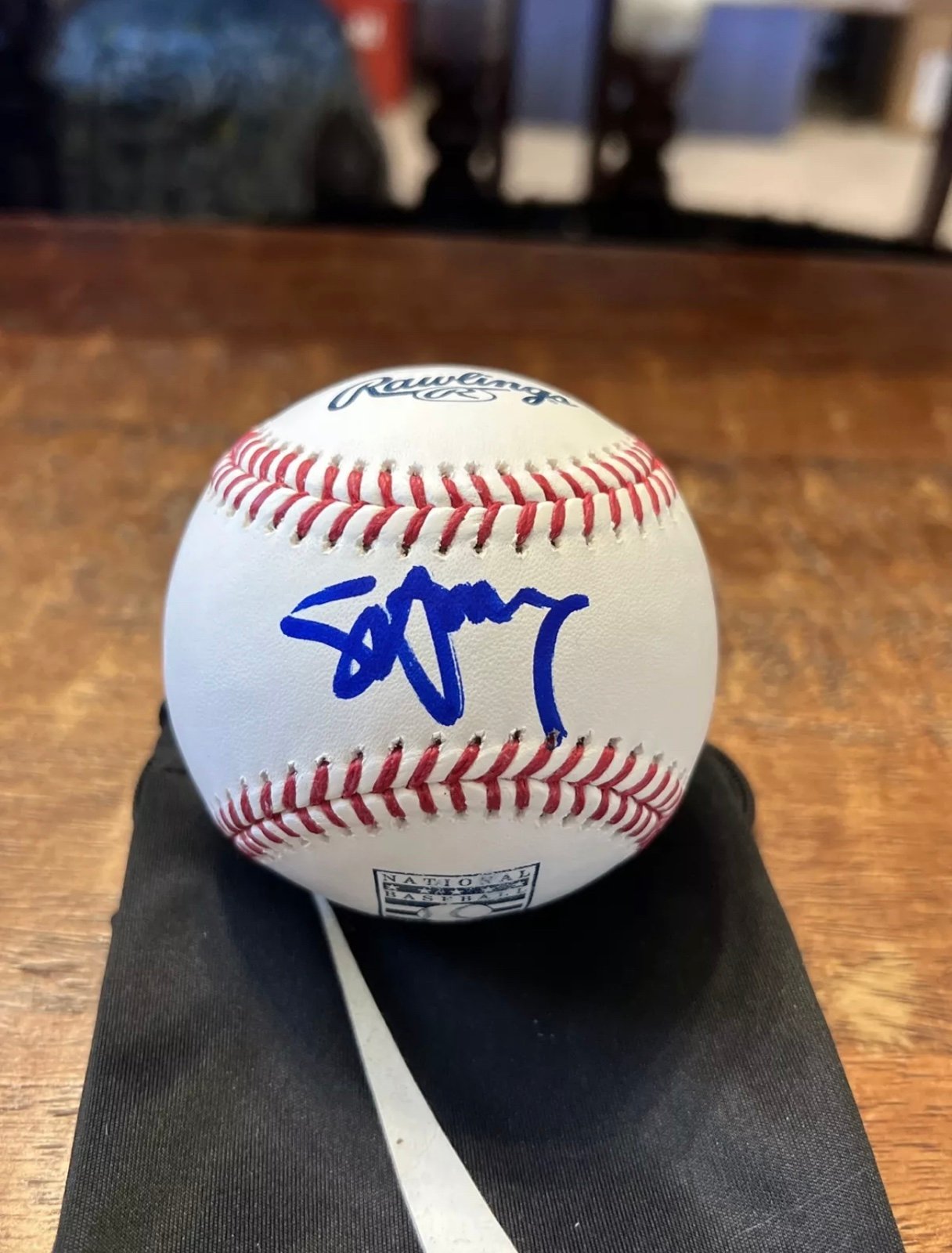 Steve Young Signed Hall Of Fame Baseball JSA Coa 49ers Football Autographed
