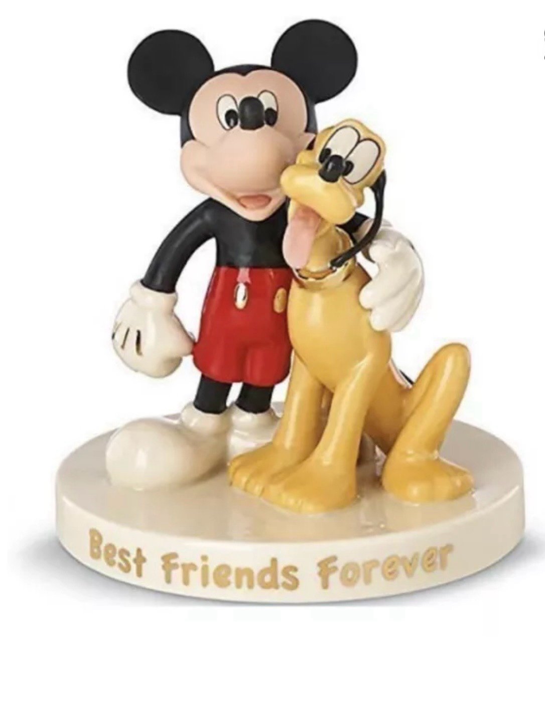 Lenox Disney Mickey Mouse's Best Friend Figurine New