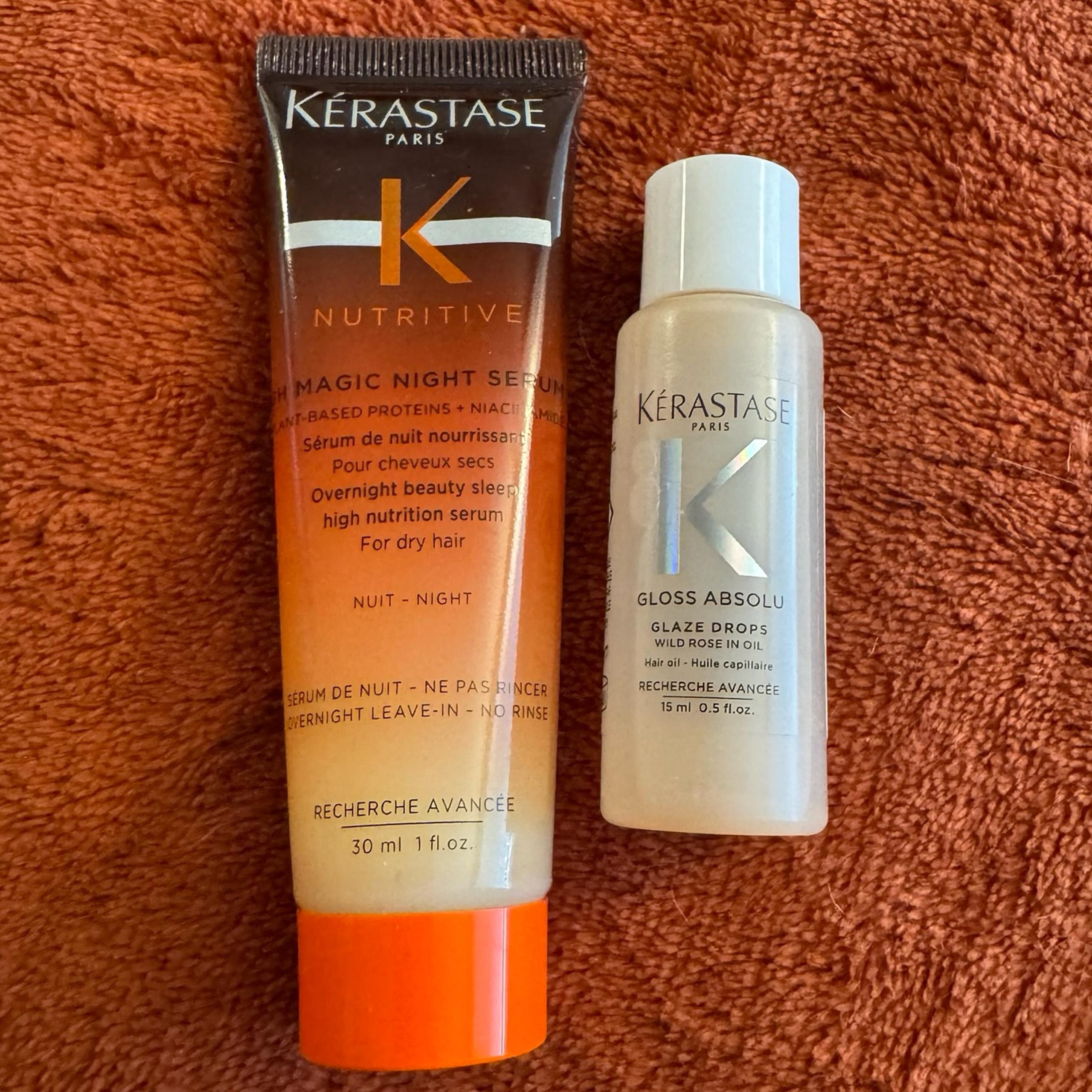 Kerastase travel size haircare dup - new glaze drops hair oil
