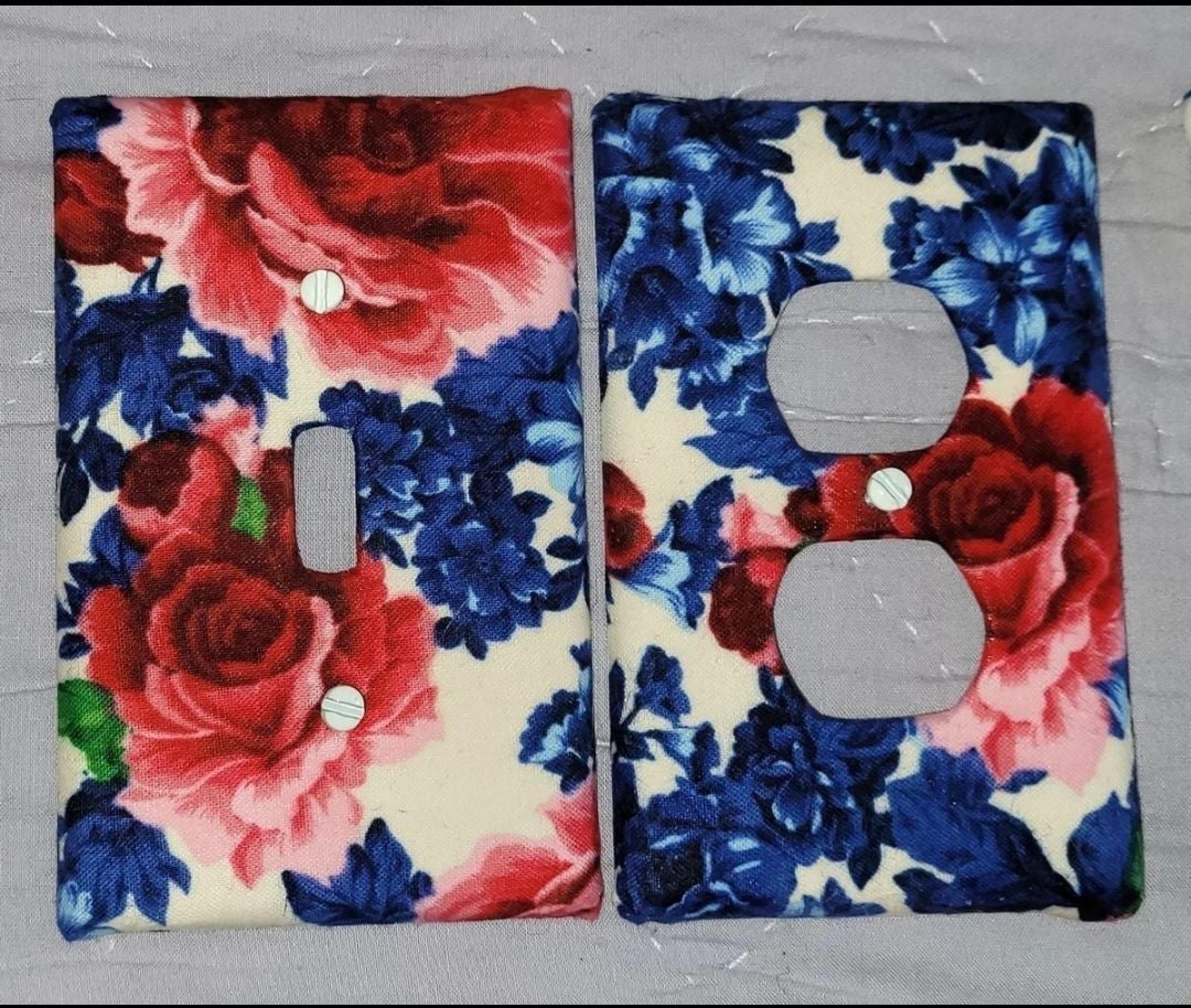 NEW PIONEER WOMAN HERITAGE FLORAL LIGHT SWITCH RECEPTACLE COVER SET