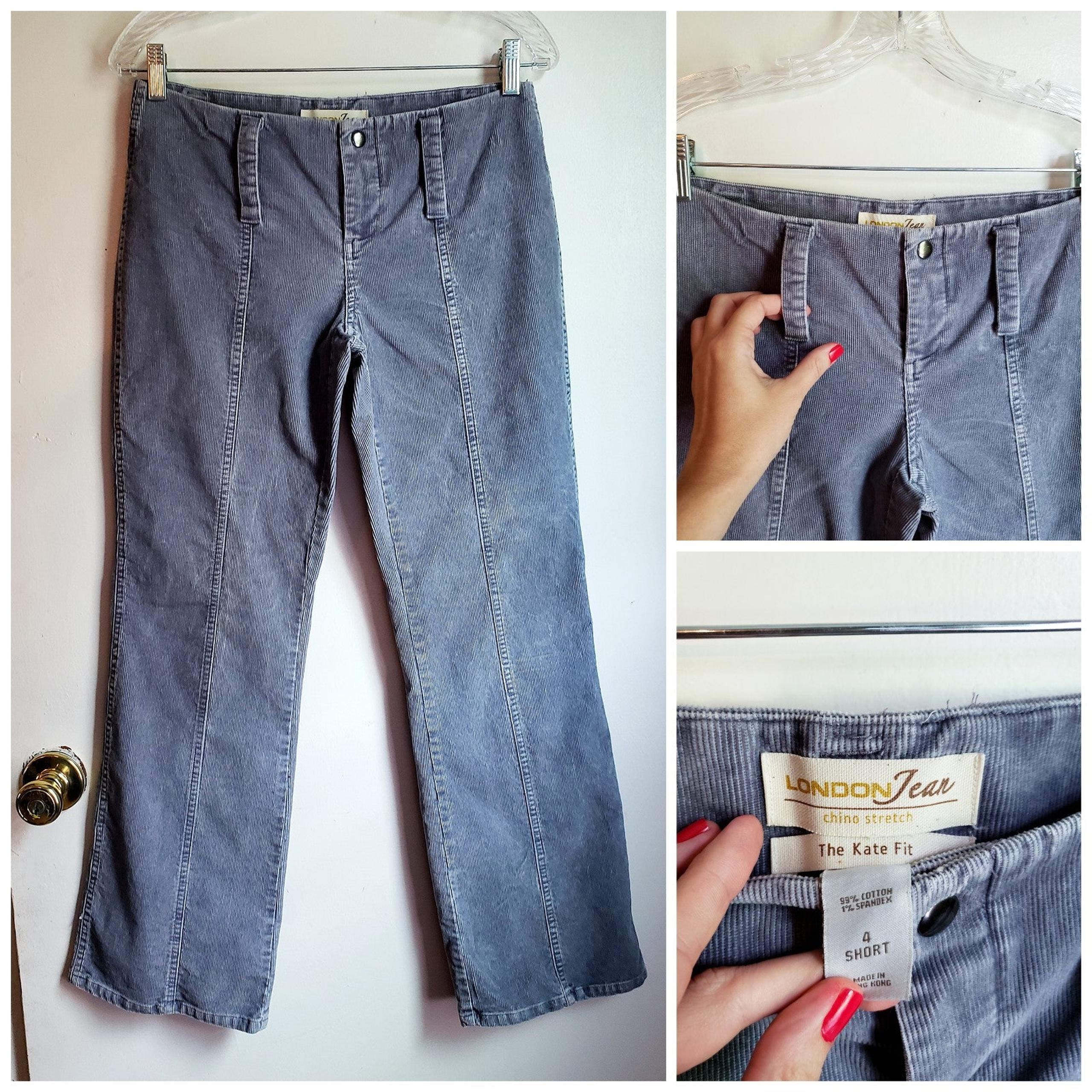 NWOT London jeans rain cloud corduroy