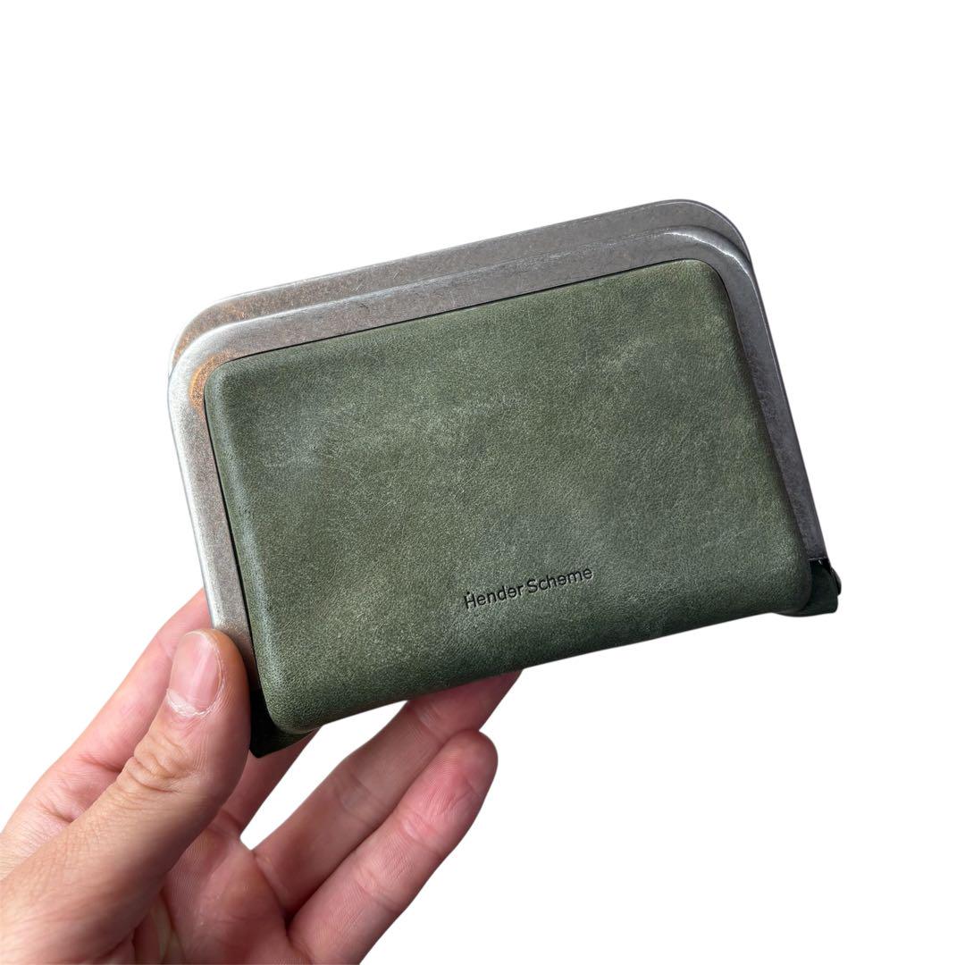 Hender Scheme 3D purse, green, brand new and unused, with