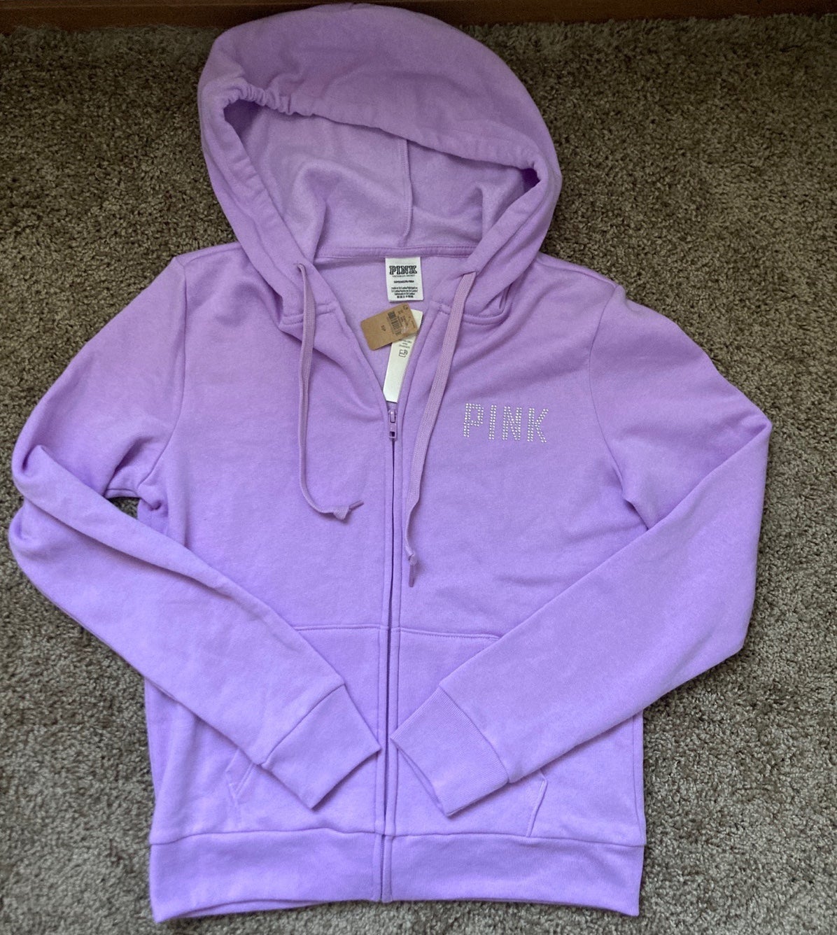 VS PINK Shine Bling Hoodie NEW
