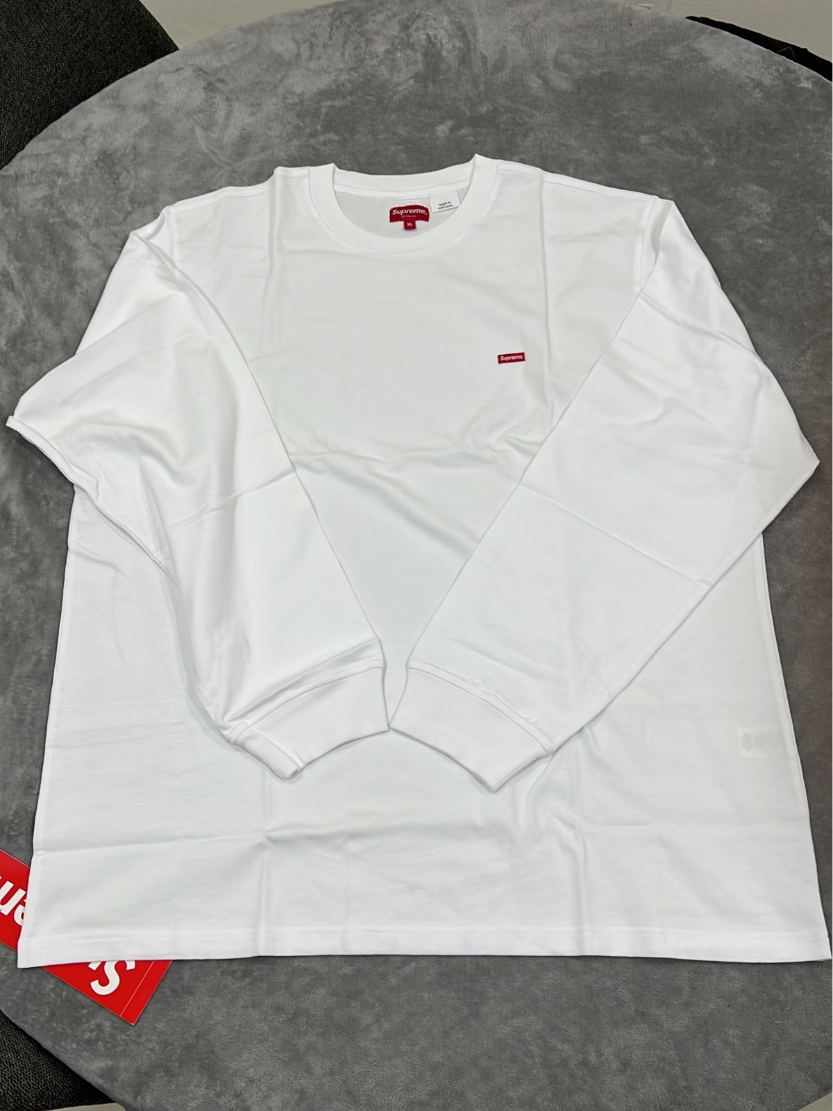 Supreme Small Box L/S T-Shirt (White XL)