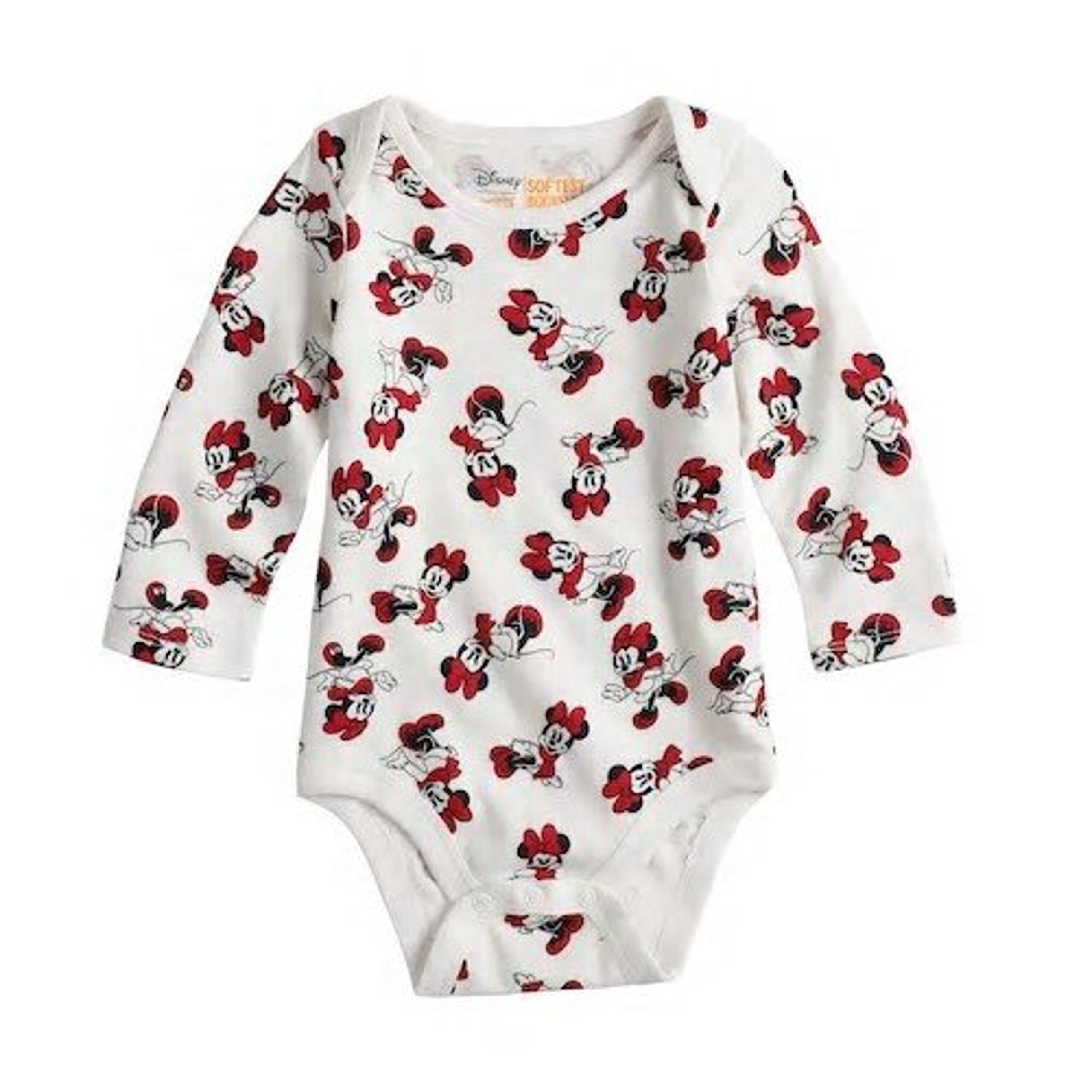 Minnie Mouse Baby Girl Bodysuit Sz 3M