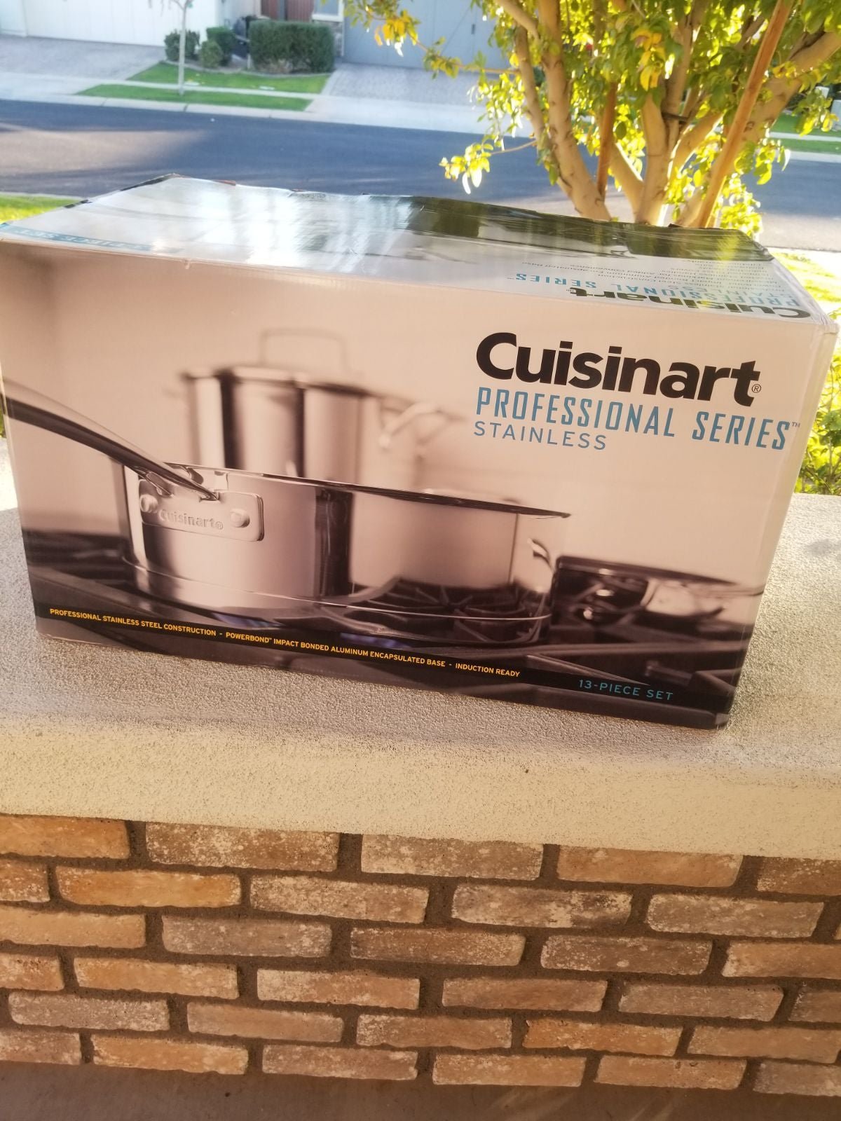 New Cuisinart 13 piece professional series pots & pan set stainless steel