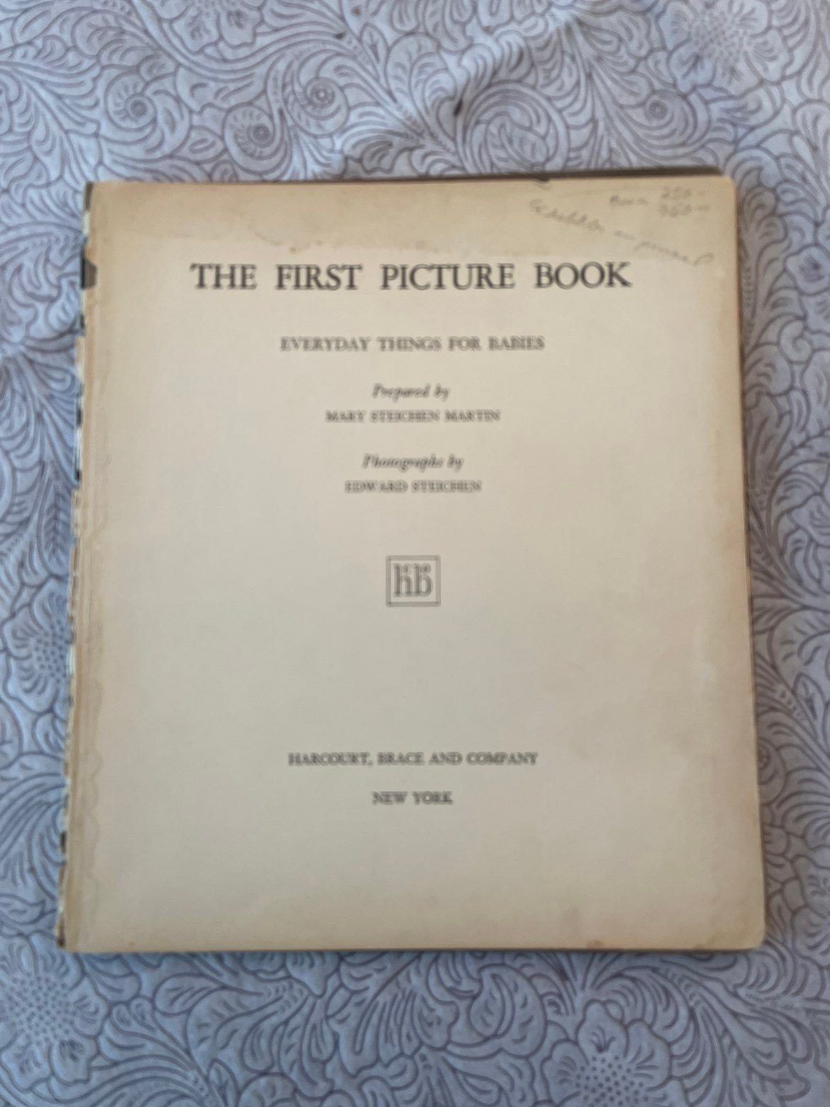 THE FIRST PICTURE BOOK 1930 book