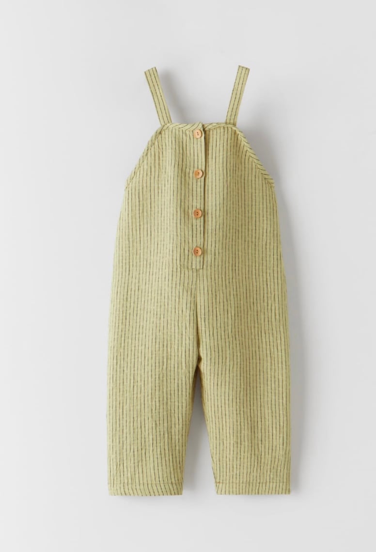 New Zara Striped Flowy jumpsuit