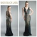 Basix Sleeveless Ombre Sequin Gown