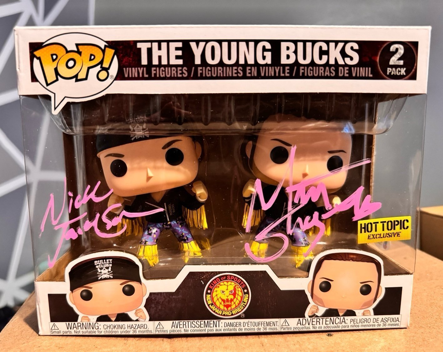 The Young Bucks signed Funko Pop