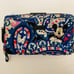 Disney Vera Bradley Mickey Paisley RFID Crossbody Clutch Wallet EUC.