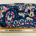 Disney Vera Bradley Mickey Paisley RFID Crossbody Clutch Wallet EUC.