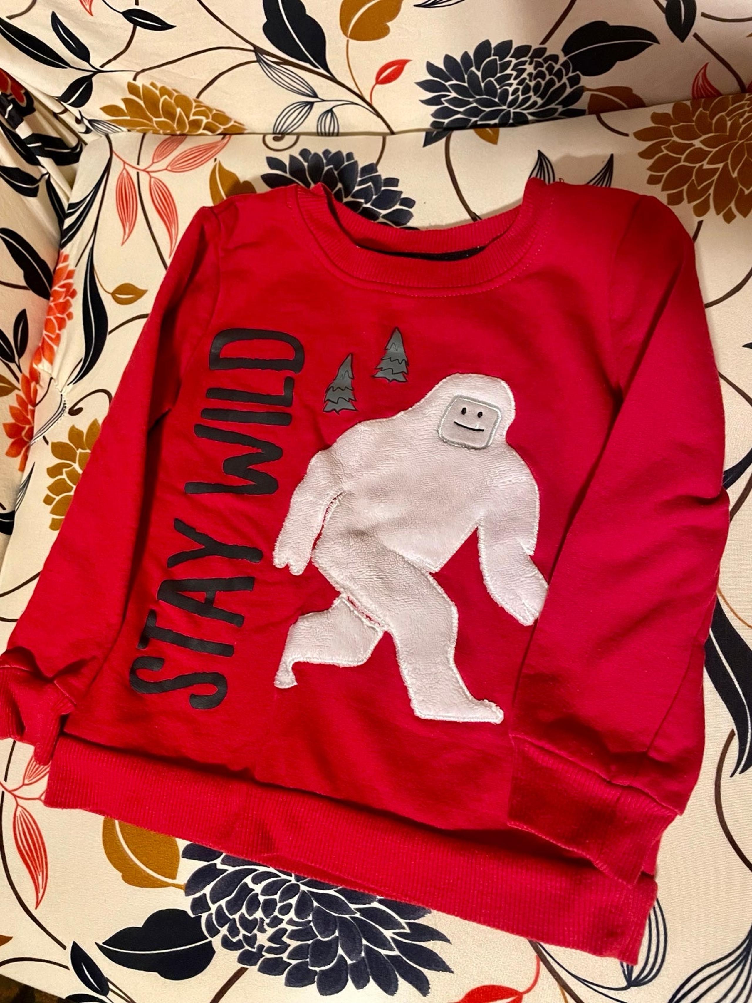 Yeti Christmas sweater 3T - Kidgets