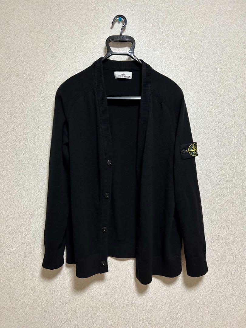 STONE ISLAND Black Cardigan