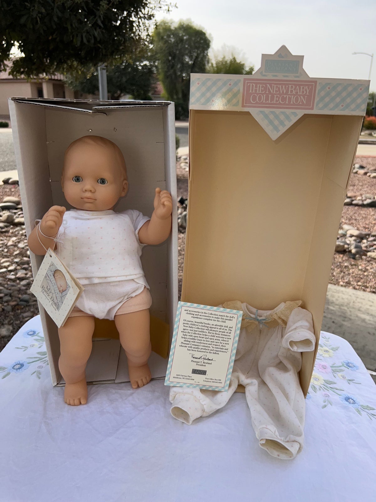 Pleasant company doll bitty baby our new baby