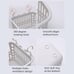 3PCS Plastic Hanging Baskets for Shower, Hanging Basket Organizer with Hooks