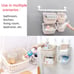 3PCS Plastic Hanging Baskets for Shower, Hanging Basket Organizer with Hooks